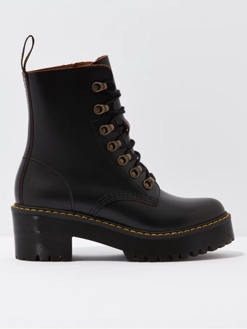 Dr. Martens Women's Leather Leona Platform Boot